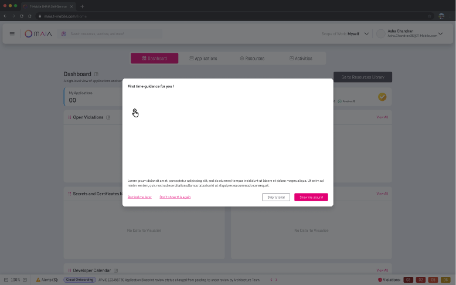 First-Time Guidance