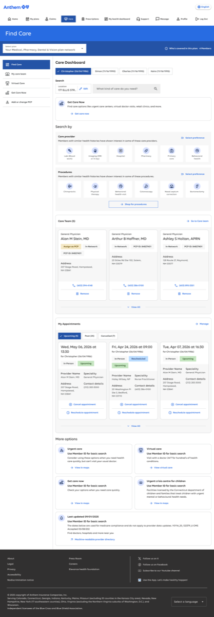 Care Dashboard