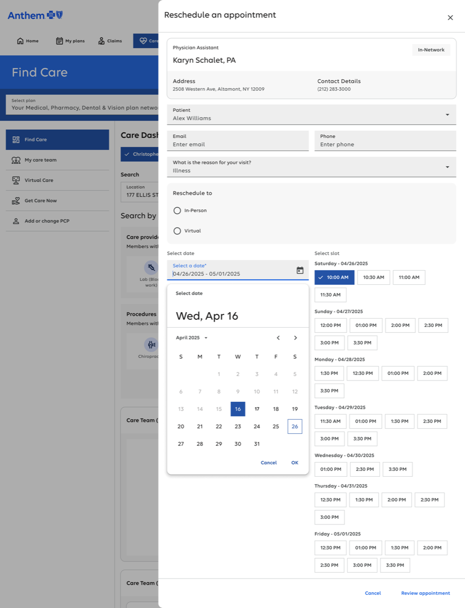 Select Date & Time