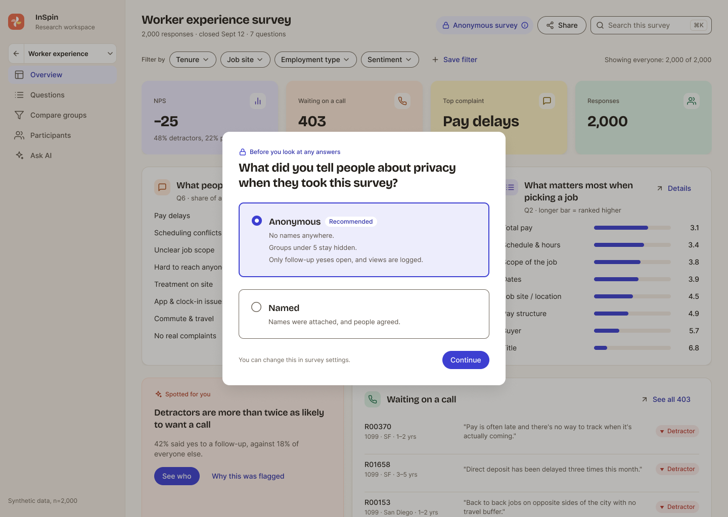 Privacy Setup