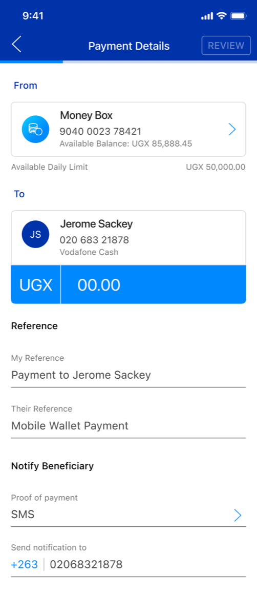 Payment Details