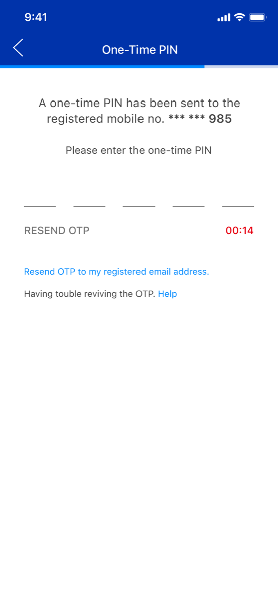 OTP Entry