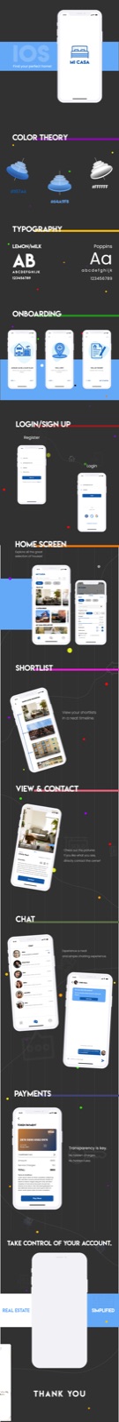 iOS Presentation for Mi Casa App